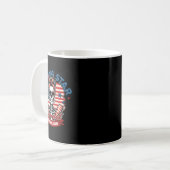Getting Star Spangled Hammered American Skeleton 4 Kaffeetasse (Vorderseite Links)