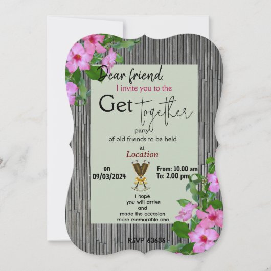 Getting Together Einladung (Vorderseite)