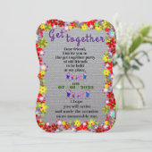 Getting Together Einladung (Stehend Vorderseite)