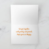 GETTING TOGETHER W/ FAMILY & FRIENDS THANKSGIVING KARTE (Innenseite)