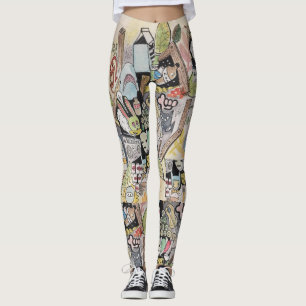 Getto-Bläser-Leggings Leggings