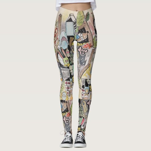 Getto-Bläser-Leggings Leggings (Vorderseite)