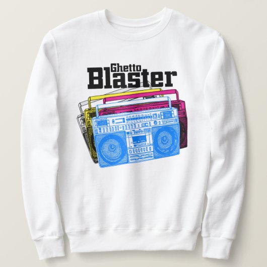 Getto Blaster Sweatshirt (Design vorne)