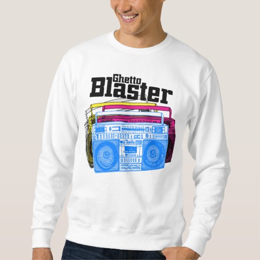 Getto Blaster Sweatshirt (Vorderseite)