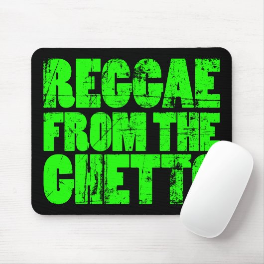 Getto-Reggae - Mausunterlage (Grün) Mousepad (Mit Mouse)