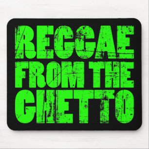 Getto-Reggae - Mausunterlage (Grün) Mousepad