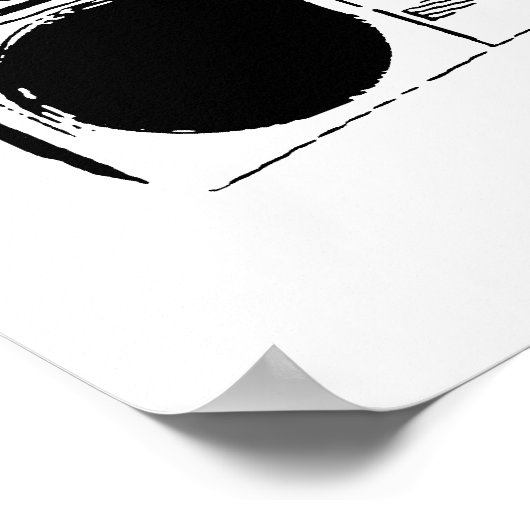 Gettoblaster Poster (Ecke)