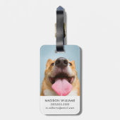 Getty Bilder| sehr glücklicher Corgi Gepäckanhänger (Rückseite vertikal)