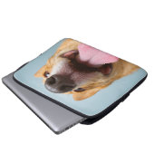 Getty Bilder| sehr glücklicher Corgi Laptopschutzhülle (Vorne Knopf)