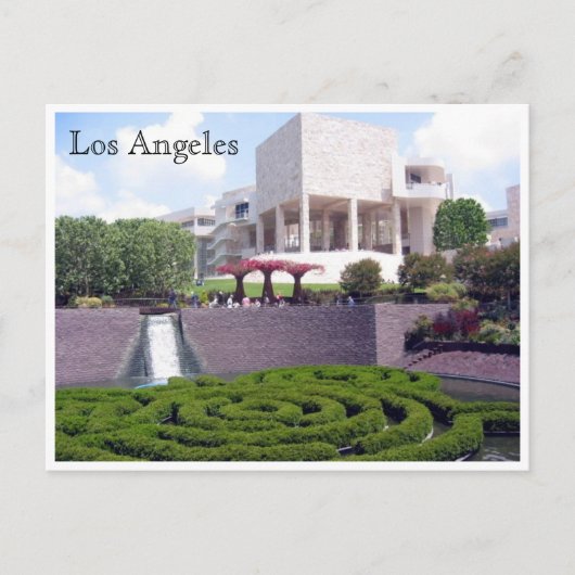 Getty California Postkarte (Vorderseite)