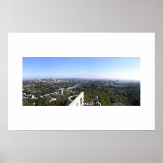 Getty Center View von Los Angeles Poster