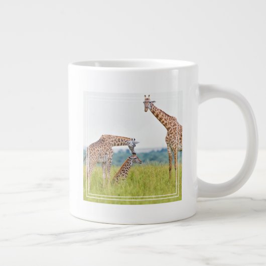Getty Images| Giraffenfamilie Jumbo-Tasse (Rechts)