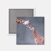 Getty Images | Mutter und Baby Giraffe Magnet (Vorderseite/Rückseite)