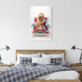 Getty Images | Niedlich Goldendoodle Leinwanddruck (Insitu (Schlafzimmer))
