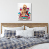 Getty Images | Niedlich Goldendoodle Leinwanddruck (Insitu (Schlafzimmer))
