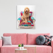 Getty Images | Niedlich Goldendoodle Leinwanddruck (Insitu (Wohnzimmer))