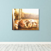 Getty Images | Schnappschweine Leinwanddruck (Insitu (Holzboden))