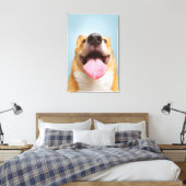 Getty Images | Sehr glücklich Corgi Leinwanddruck (Insitu (Schlafzimmer))