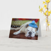 Getty Images | Sick Young Puppy Karte (Gelbe Blume)