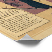 Gettysburg 150. Jubiläumsfahrplan Poster (Ecke)