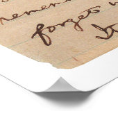 Gettysburg Address Nicolay Copy (1863) Poster (Ecke)