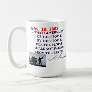 GETTYSBURG-ADRESSE KAFFEETASSE
