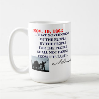 GETTYSBURG-ADRESSE KAFFEETASSE