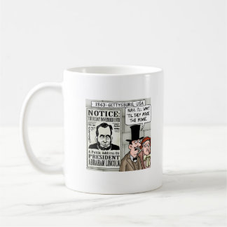Gettysburg-Adresse Kaffeetasse