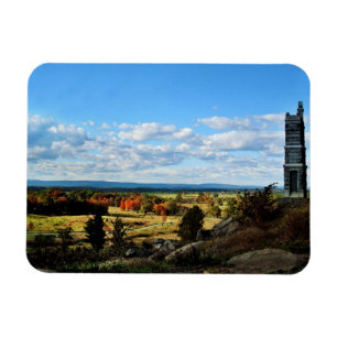 Gettysburg-Ansicht von weniger runder Spitze Magnet