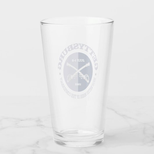 Gettysburg (B&G) Glas (Rückseite)
