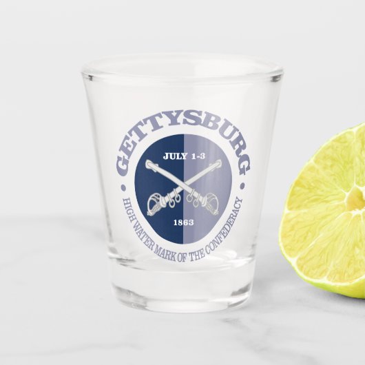 Gettysburg (B&G) Schnapsglas (Vorderseite)
