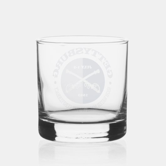 Gettysburg (B&G) Whiskyglas (Rückseite)