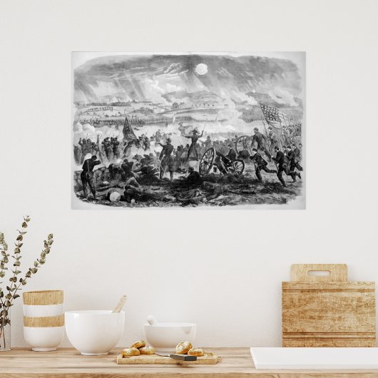 Gettysburg Battle Scene Poster (Küche)