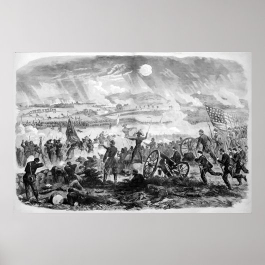 Gettysburg Battle Scene Poster (Vorne)
