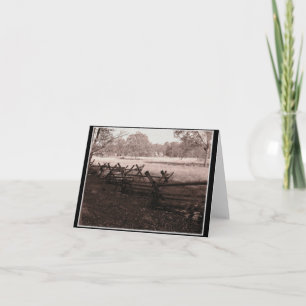 Gettysburg - Battlefield Note Card #1 Karte