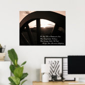 Gettysburg: Canon & Sunset mit Memorial - Poster (Heimbüro)