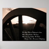 Gettysburg: Canon & Sunset mit Memorial - Poster (Vorne)