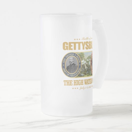 Gettysburg (FH2) Mattglas Bierglas (VorderseiteRechts)