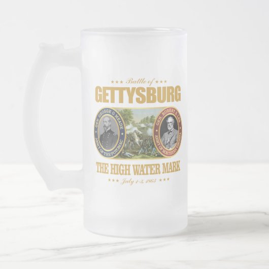 Gettysburg (FH2) Mattglas Bierglas (Links)
