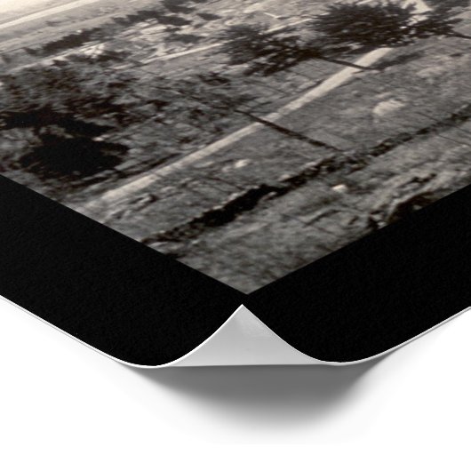 Gettysburg-Foto des zivilen Krieges 1909 Poster (Ecke)