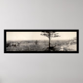 Gettysburg-Foto des zivilen Krieges 1909 Poster (Vorne)