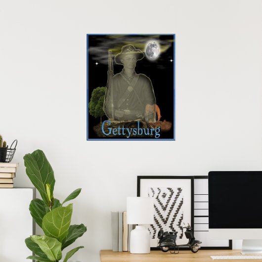 Gettysburg Ghosts poster (Heimbüro)