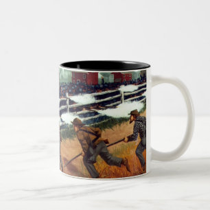 Gettysburg, Kampf an der Ziegelei-Tasse 4 Zweifarbige Tasse