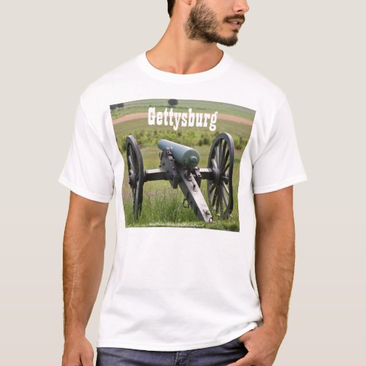 Gettysburg-Kanonen-Shirt T-Shirt (Vorderseite)