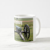 Gettysburg-Kanonen-Tasse Kaffeetasse (VorderseiteRechts)