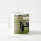 Gettysburg-Kanonen-Tasse Kaffeetasse (Vorderseite Links)