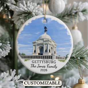 Gettysburg National Military Park, Pennsylvania Keramik Ornament