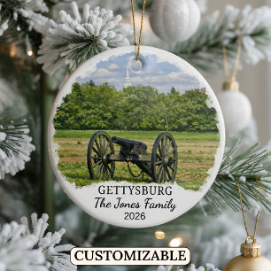 Gettysburg National Military Park, Pennsylvania Keramik Ornament