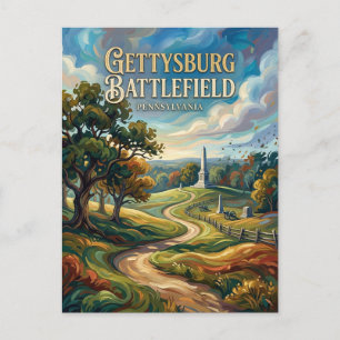 Gettysburg National Military Park Pennsylvania Postkarte