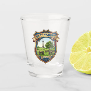 Gettysburg National Military Park USA Schnapsglas